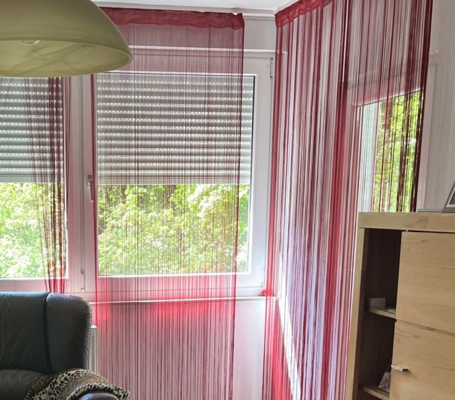 Wohnzimmer mit Balkon Etagenwohnung Tübingen