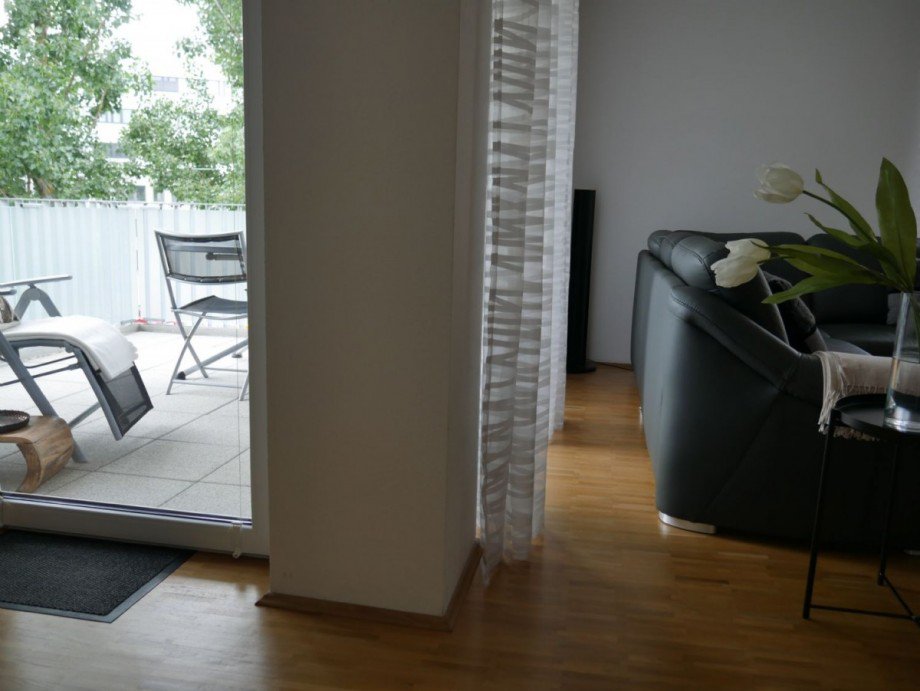 Blick auf dem Balkon Etagenwohnung B�blingen