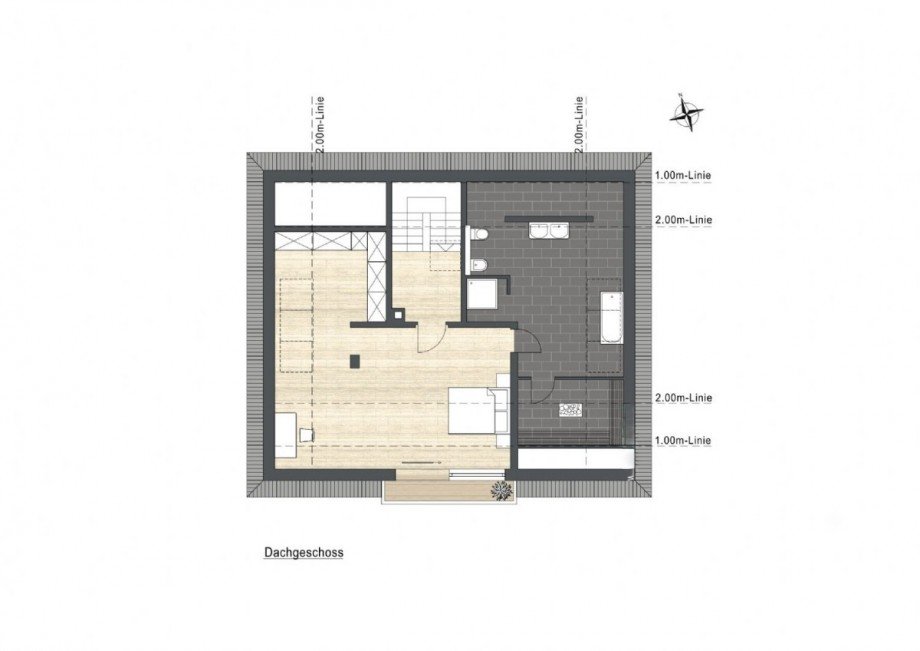 Grundriss_Dachgeschoss Einfamilienhaus Bad Liebenzell