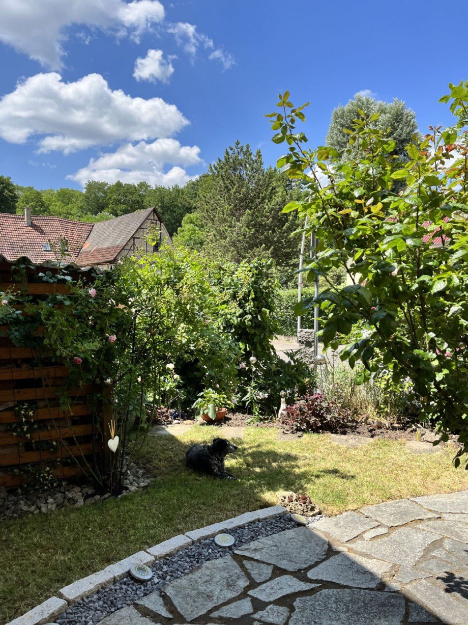Kleines, sonniges G�rtchen am Haus Doppelhaush�lfte Grafenau