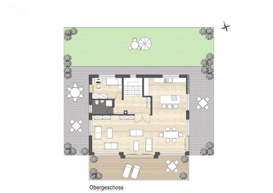 Grundriss_Obergeschoss Einfamilienhaus Bad Liebenzell