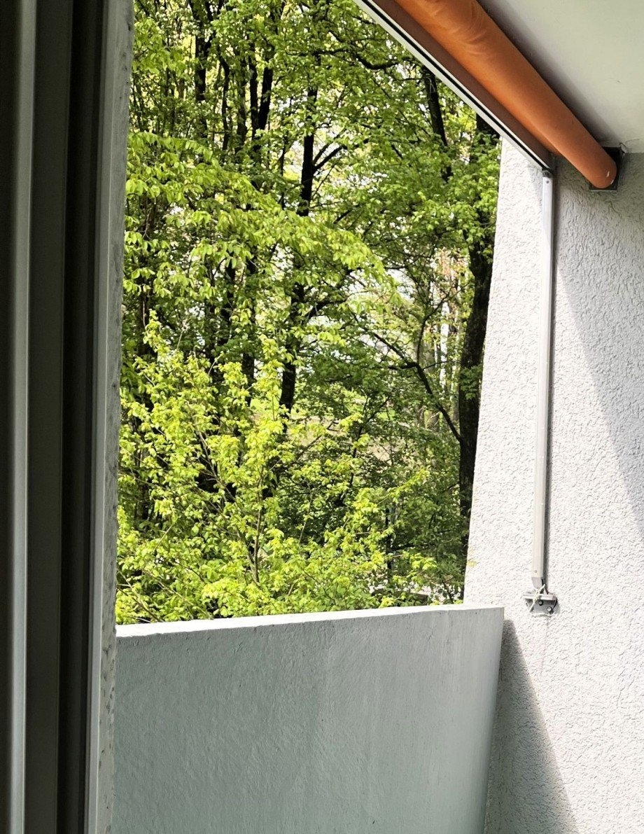 Teilausschnitt des Balkons Etagenwohnung Tübingen