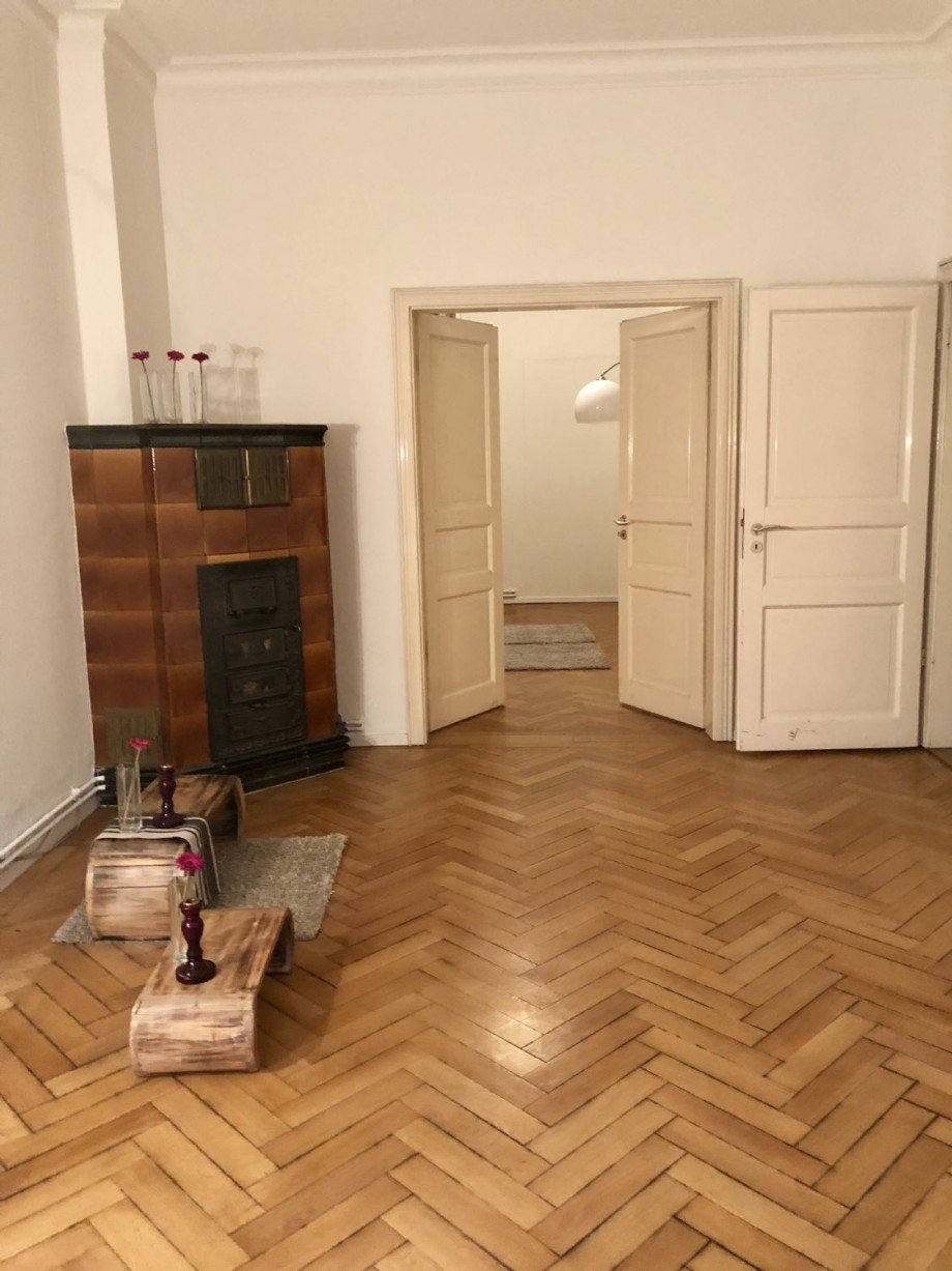 Kaminzimmer/ Salon Etagenwohnung Stuttgart