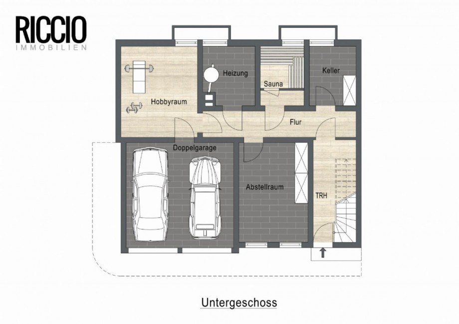 Grundriss - Untergeschoss-möbliert Einfamilienhaus Dornhan-Bettenhausen