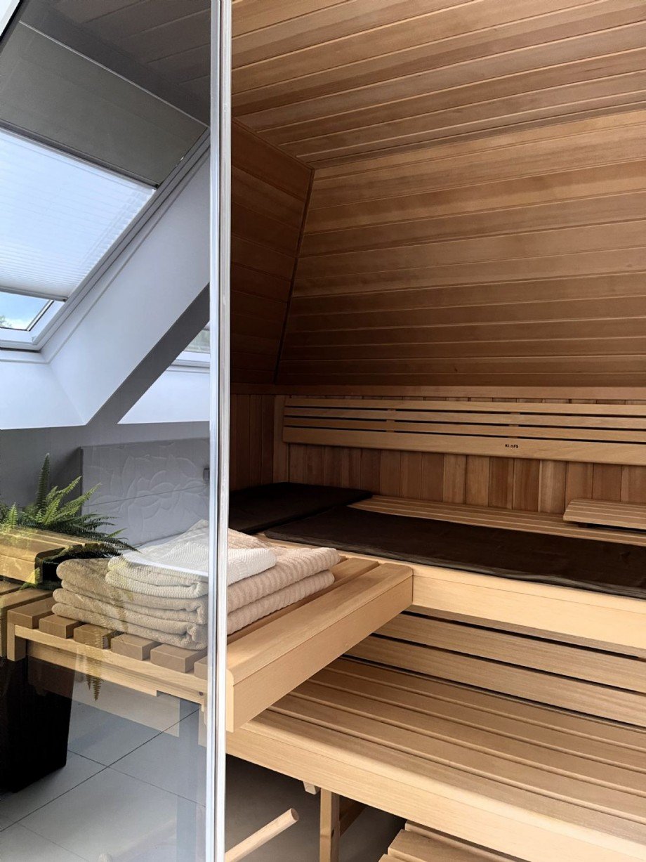 DG - Sauna - Wellness Oase im Masterbad integriert Einfamilienhaus Bad Liebenzell