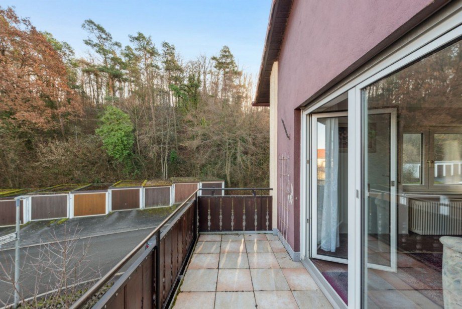 OG - Aussicht aus dem Balkon - Waldrand Doppelhaush�lfte Böblingen